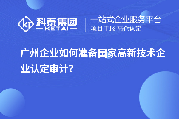 廣州企業(yè)如何準備國家高新技術企業(yè)認定審計？
