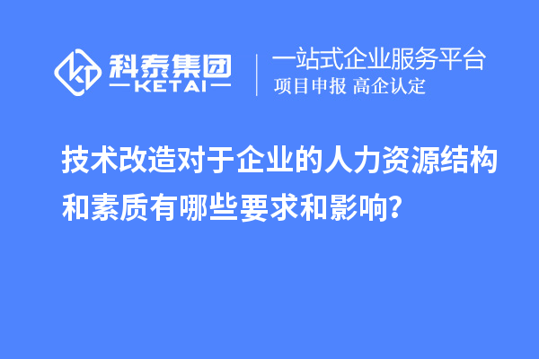 技術(shù)改造對于企業(yè)的人力資源結(jié)構(gòu)和素質(zhì)有哪些要求和影響？