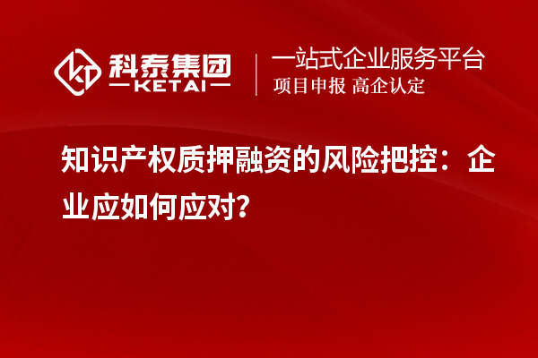 知識產權質押融資的風險把控：企業應如何應對？